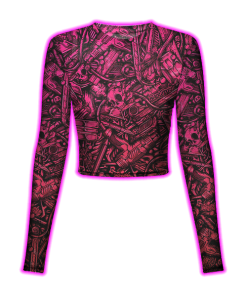 MECHANICAL MAYHEM MESH TOP