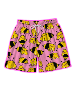 BEES IN FLIGHT ALL OVER PRINT SHORTS