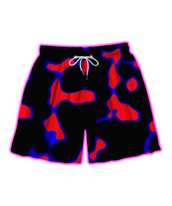 PSYCHEDELIC PATTERN VORTEX ALL OVER PRINT SHORTS