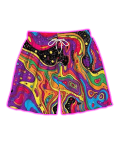 SWIRL DREAMS ALL OVER PRINT SHORTS
