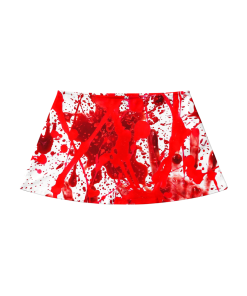 BLOOD SPLATTER CLO PRINT MINI SKIRT