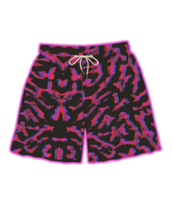 PSYCHEDELIC PATTERN VORTEX ALL OVER PRINT SHORTS