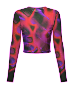 NEON FUSION MESH TOP