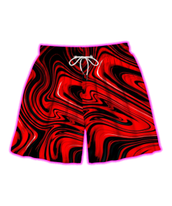 FLUID RED CHAOS ALL OVER PRINT SHORTS
