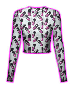 PATTERN OF PILLS MESH TOP