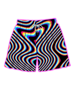 OPTICAL VORTEX ALL OVER PRINT SHORTS