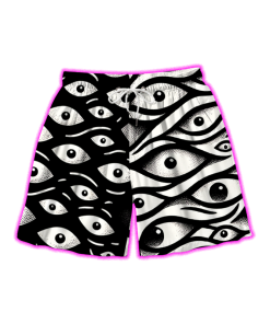 EYE ILLUSION MOSAIC ALL OVER PRINT SHORTS
