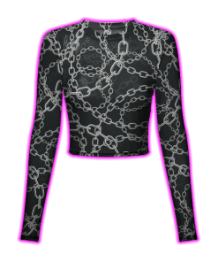 ENTANGLED CHAINS MESH TOP