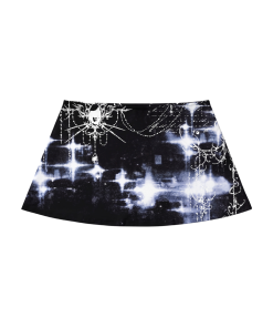 DARK HALO CLO PRINT MINI SKIRT